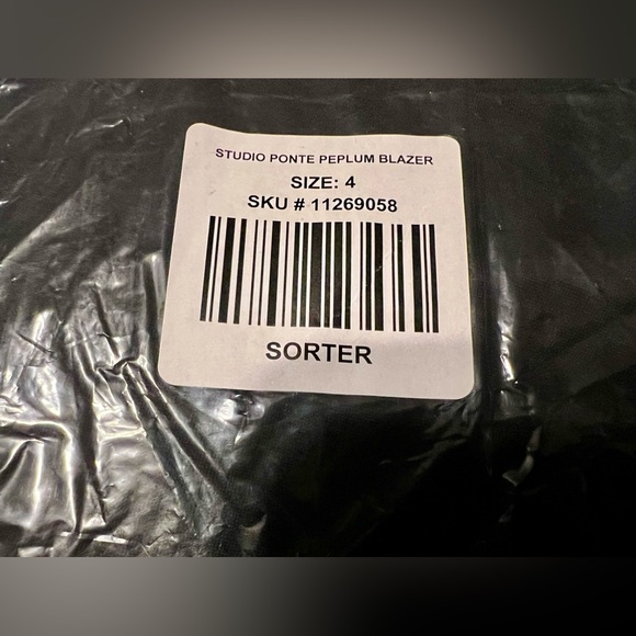 Torrid studio ponte peplum blazer - Picture 6 of 7